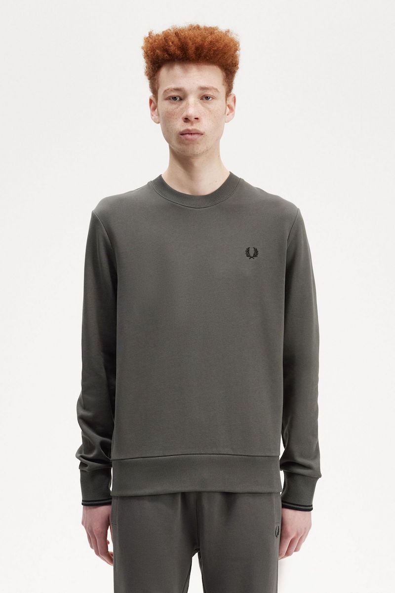 FRED PERRY CREW NECK SWEATSHIRT