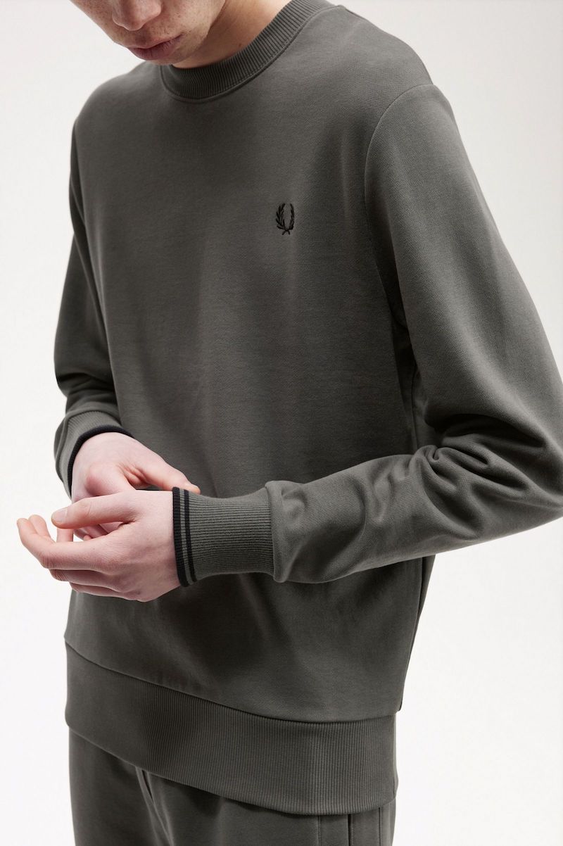 SUDADERA DE CUELLO REDONDO DE FRED PERRY