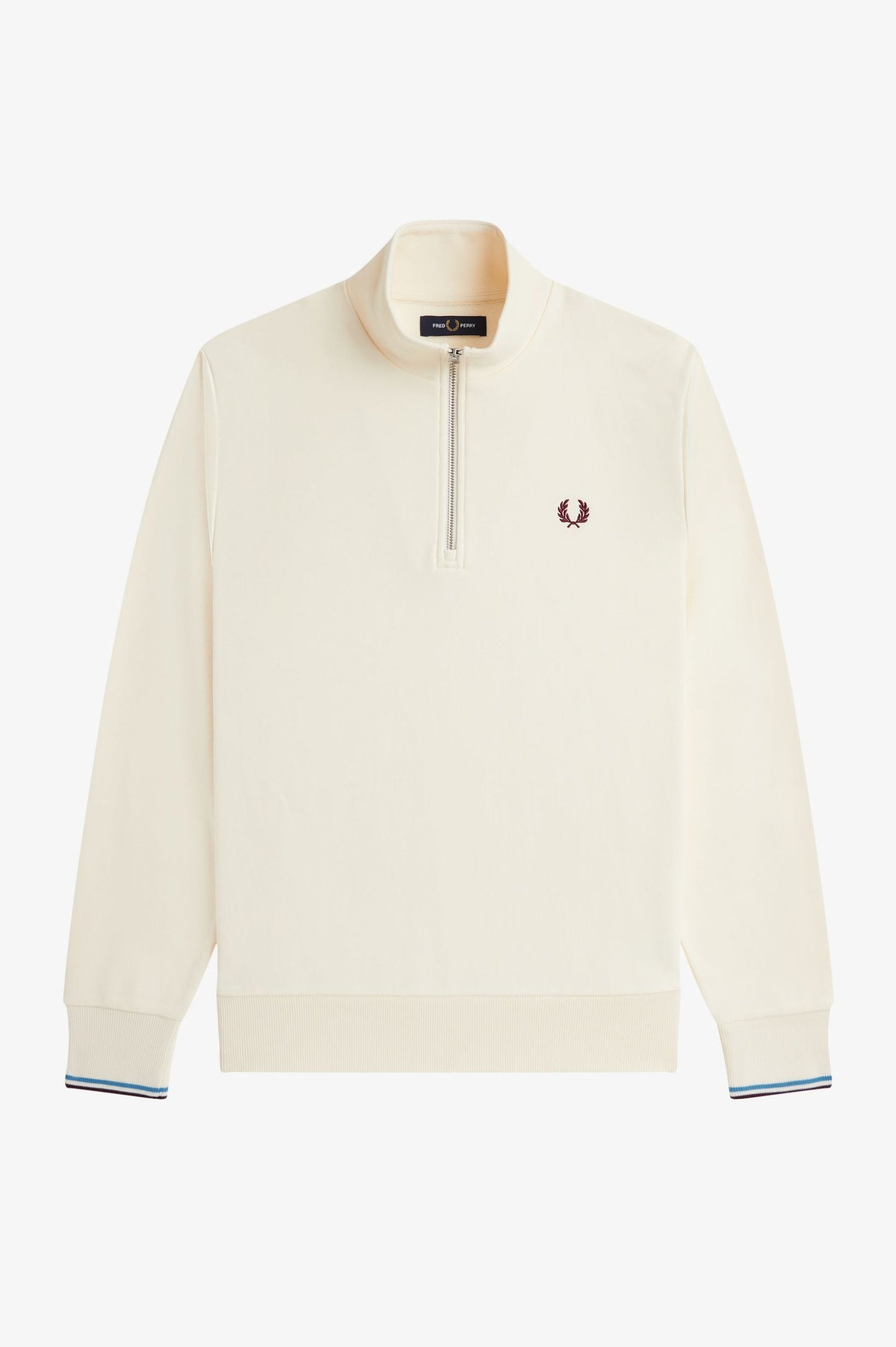 SUDADERA CON MEDIA CREMALLERA DE FRED PERRY