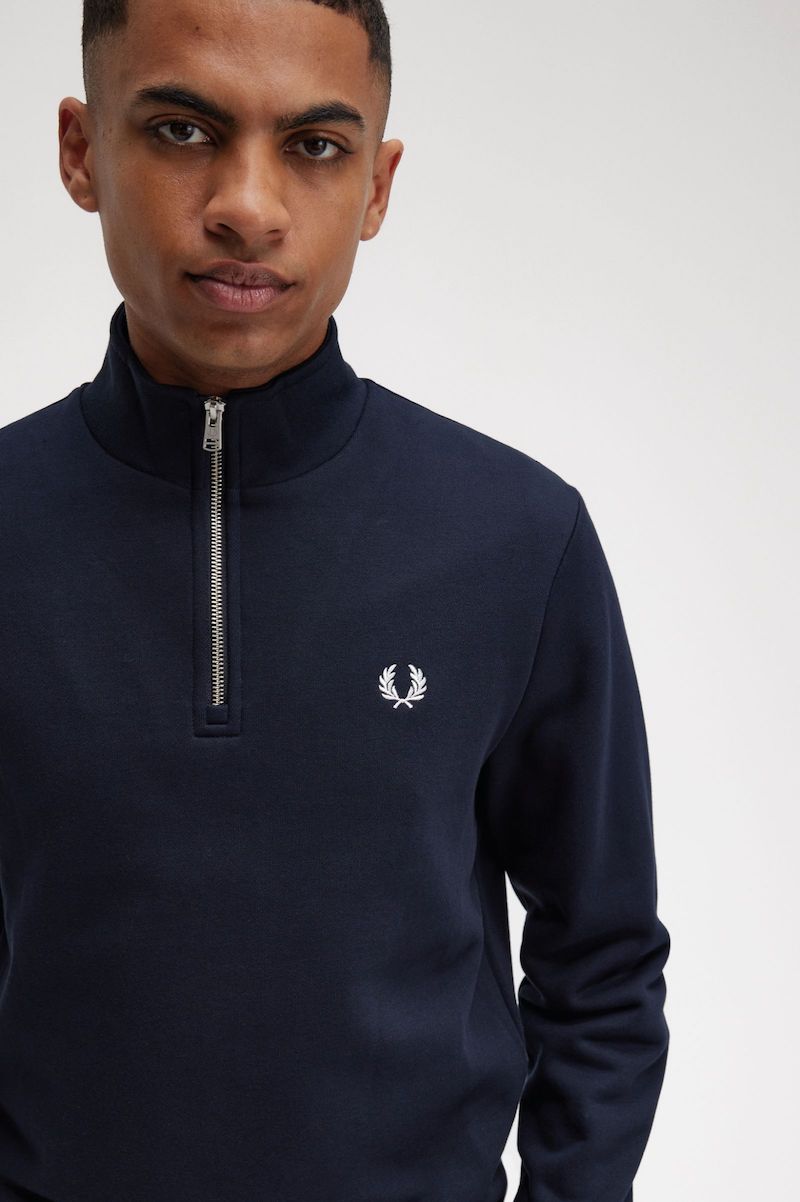 FRED PERRY HALF-ZIP SWEATSHIRT