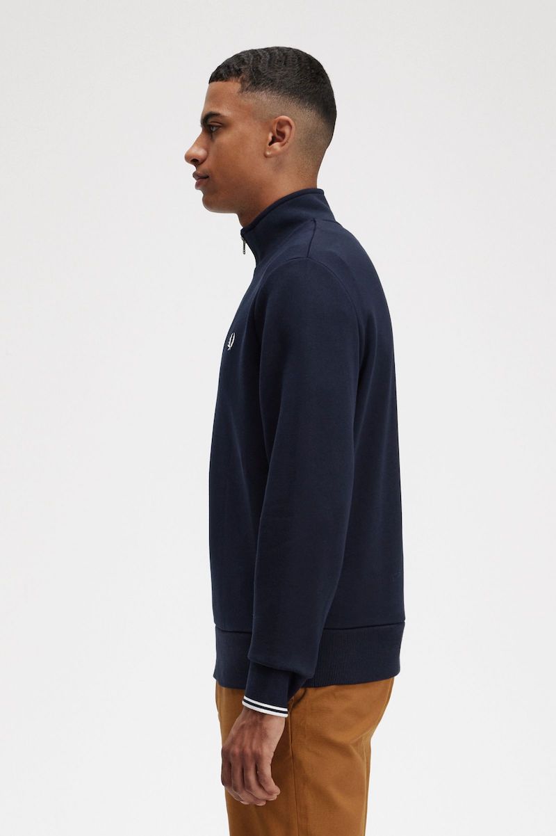 FRED PERRY HALF-ZIP SWEATSHIRT