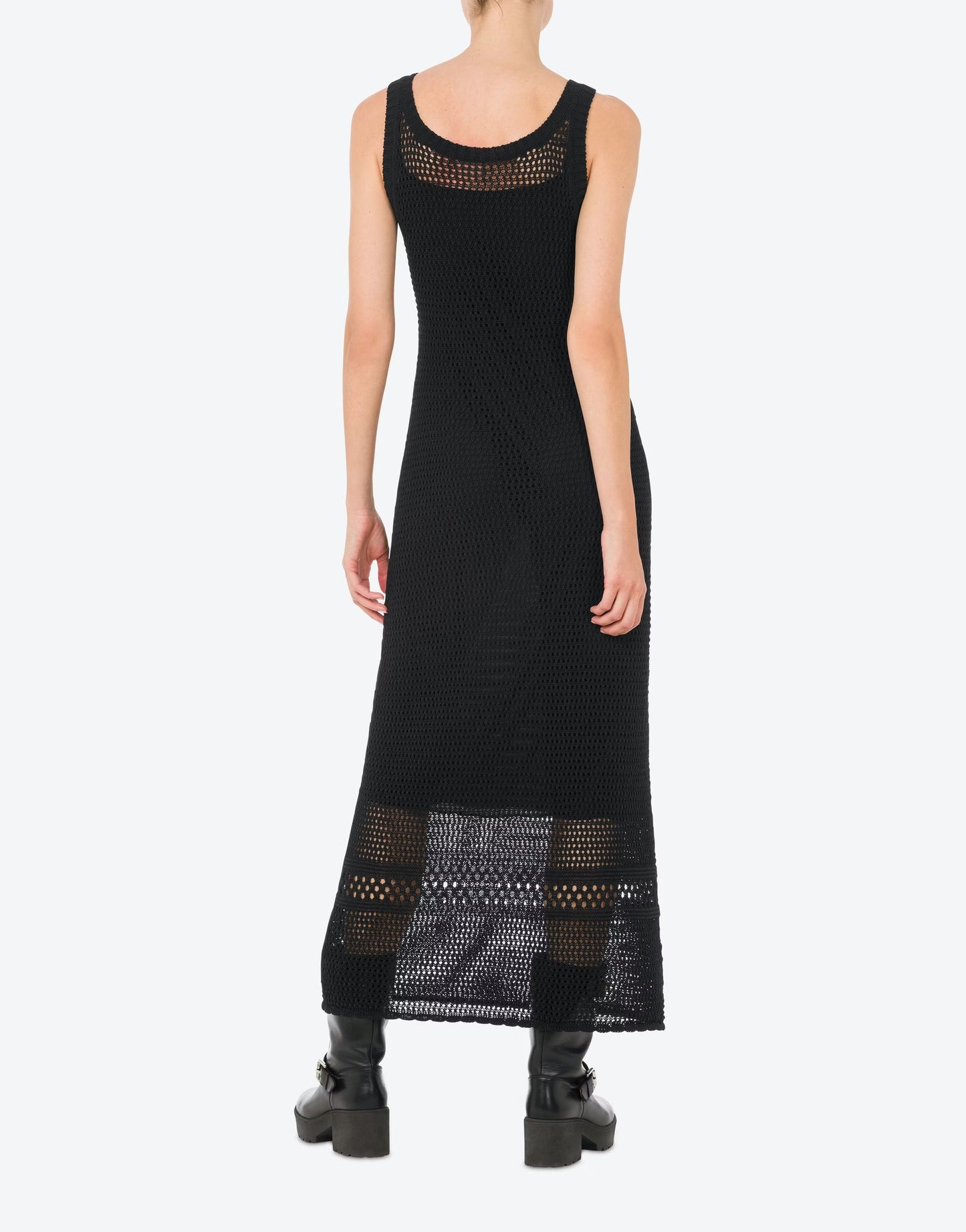 VESTIT DE PUNT PERFORAT PEACE & LOVE DE MOSCHINO JEANS