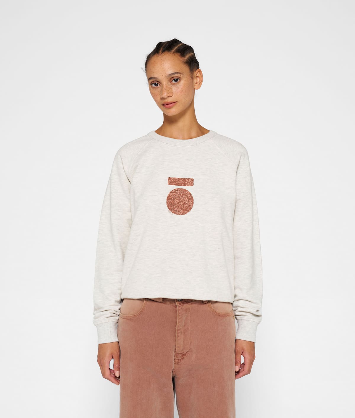 10DAYS COTTON AND MODAL FLEECE SWEATER