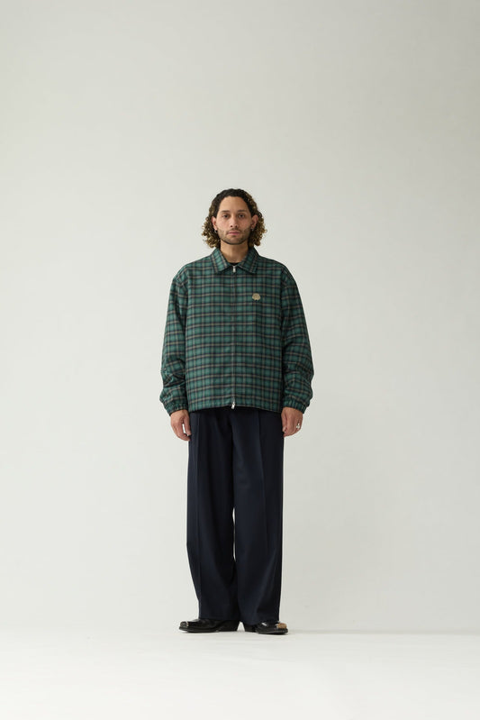 CHAQUETA COACH VERDE CUADROS DE NEW AMSTERDAM