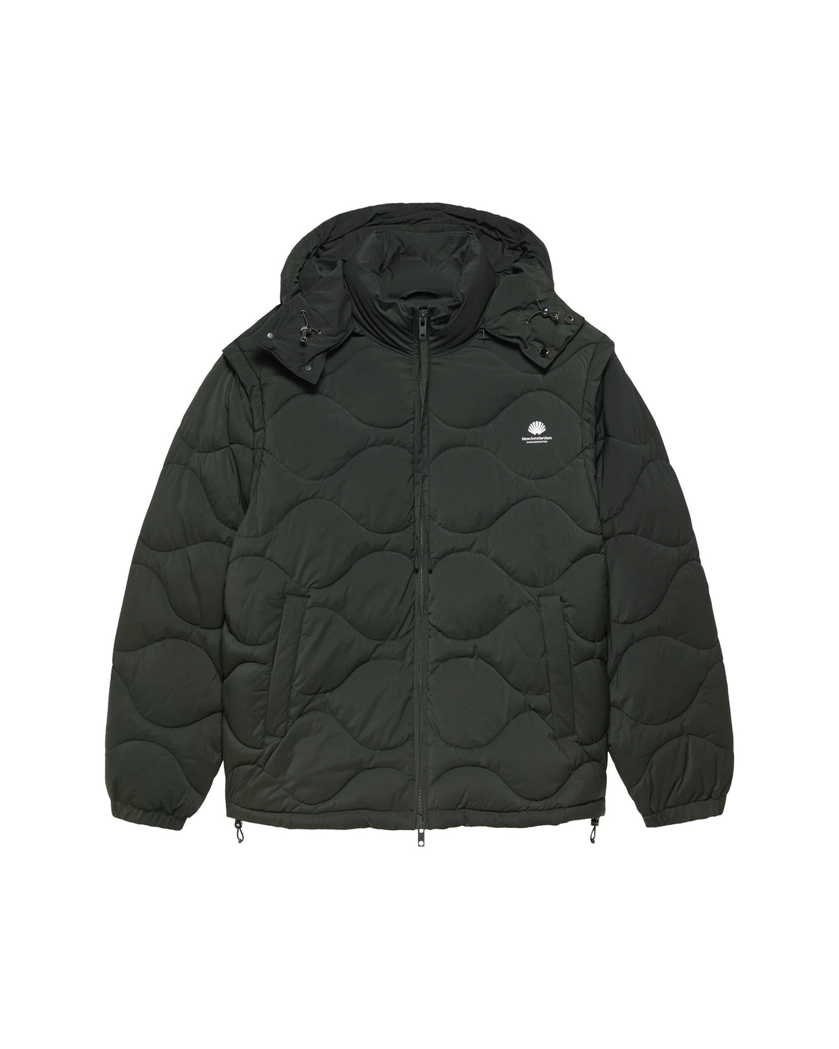 Chaqueta Desmontable Verde Oliva New Amsterdam