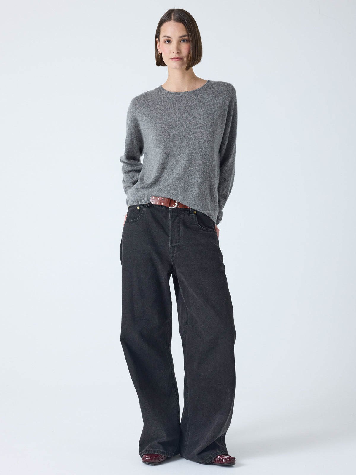 Jersey Kaira Gris Oscuro Jaspeado