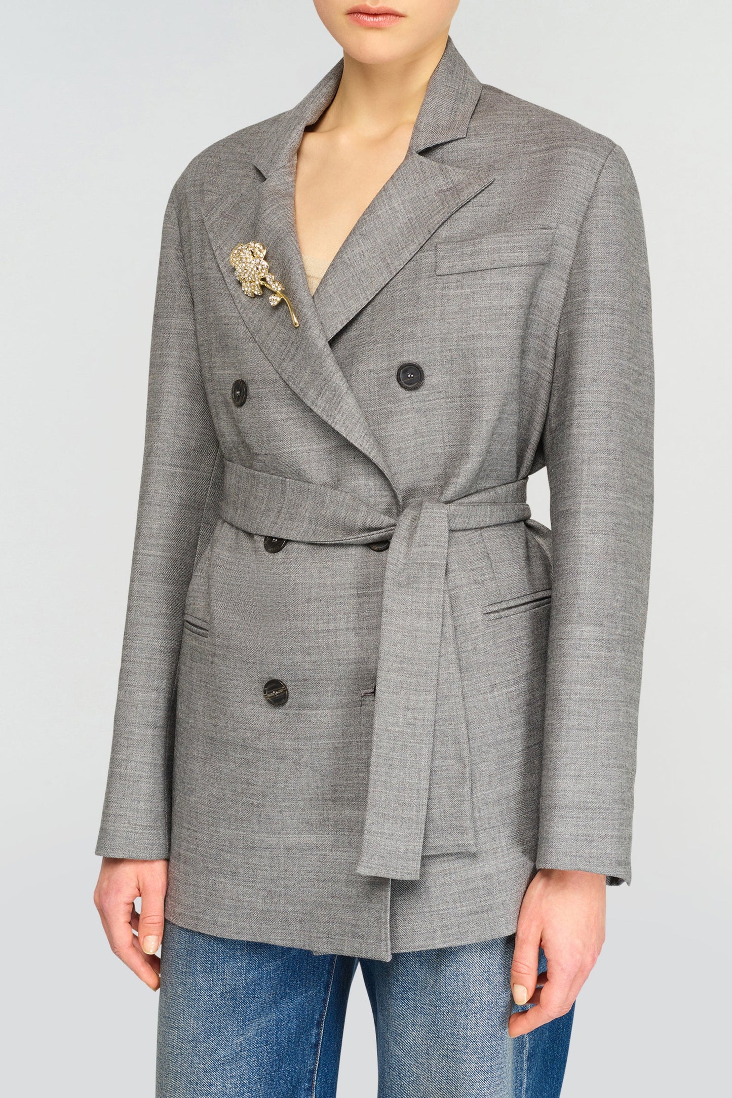 BLAZER LISA CON SOLAPA DE SEMICOUTURE