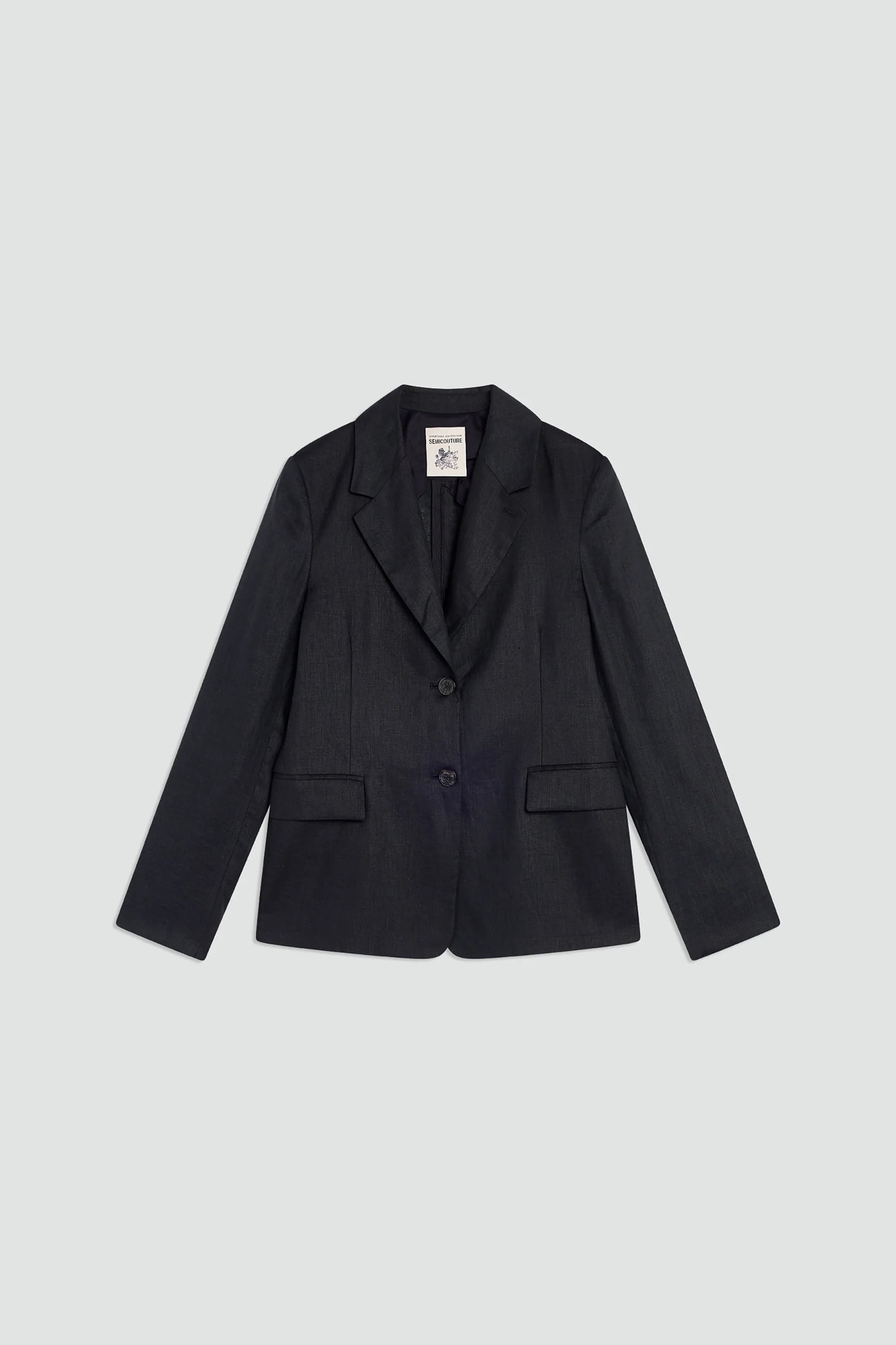 BLAZER DE LINO DE SEMICOUTURE