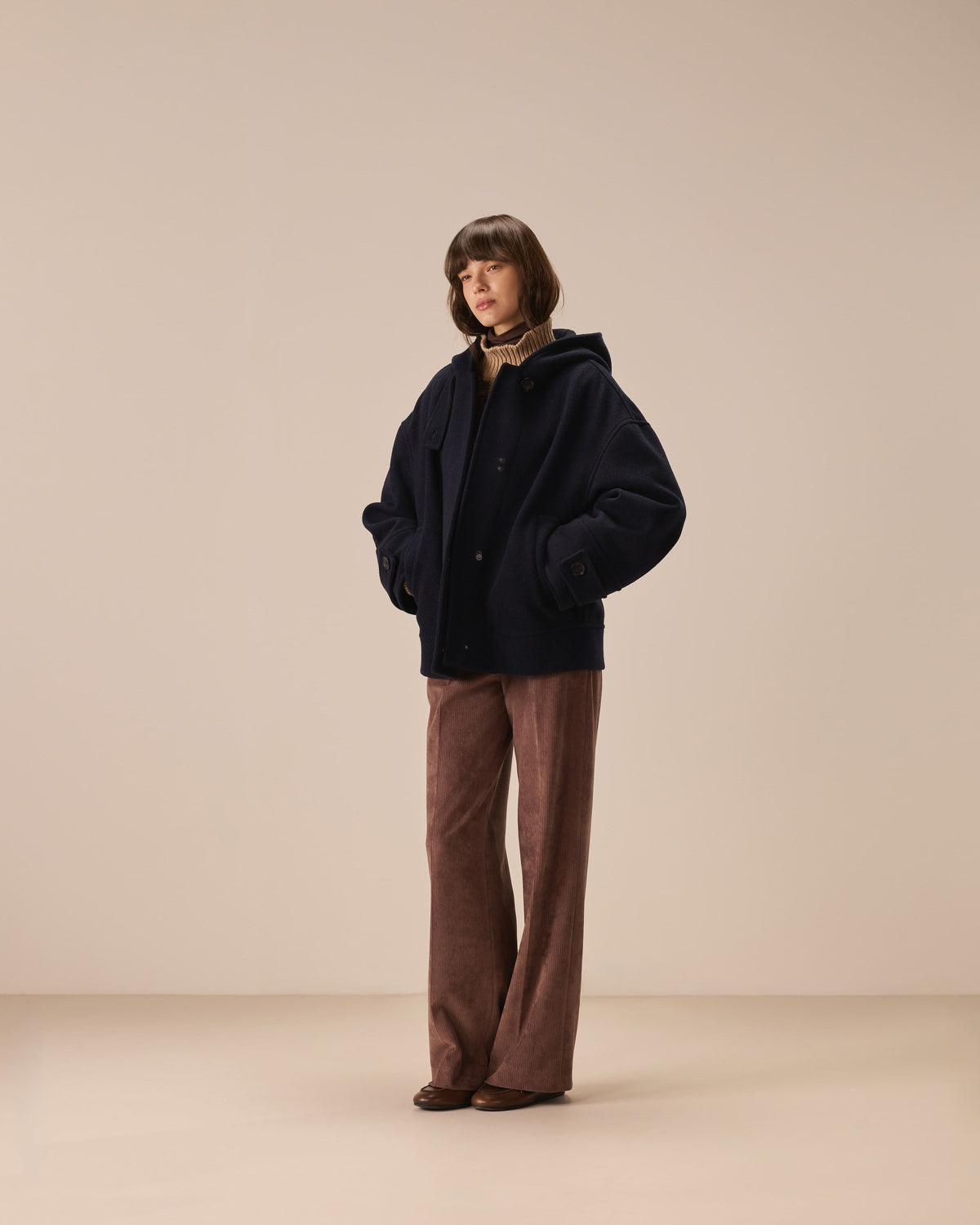 Chaqueta Hooded Jacket Azul - Circolo FD4231