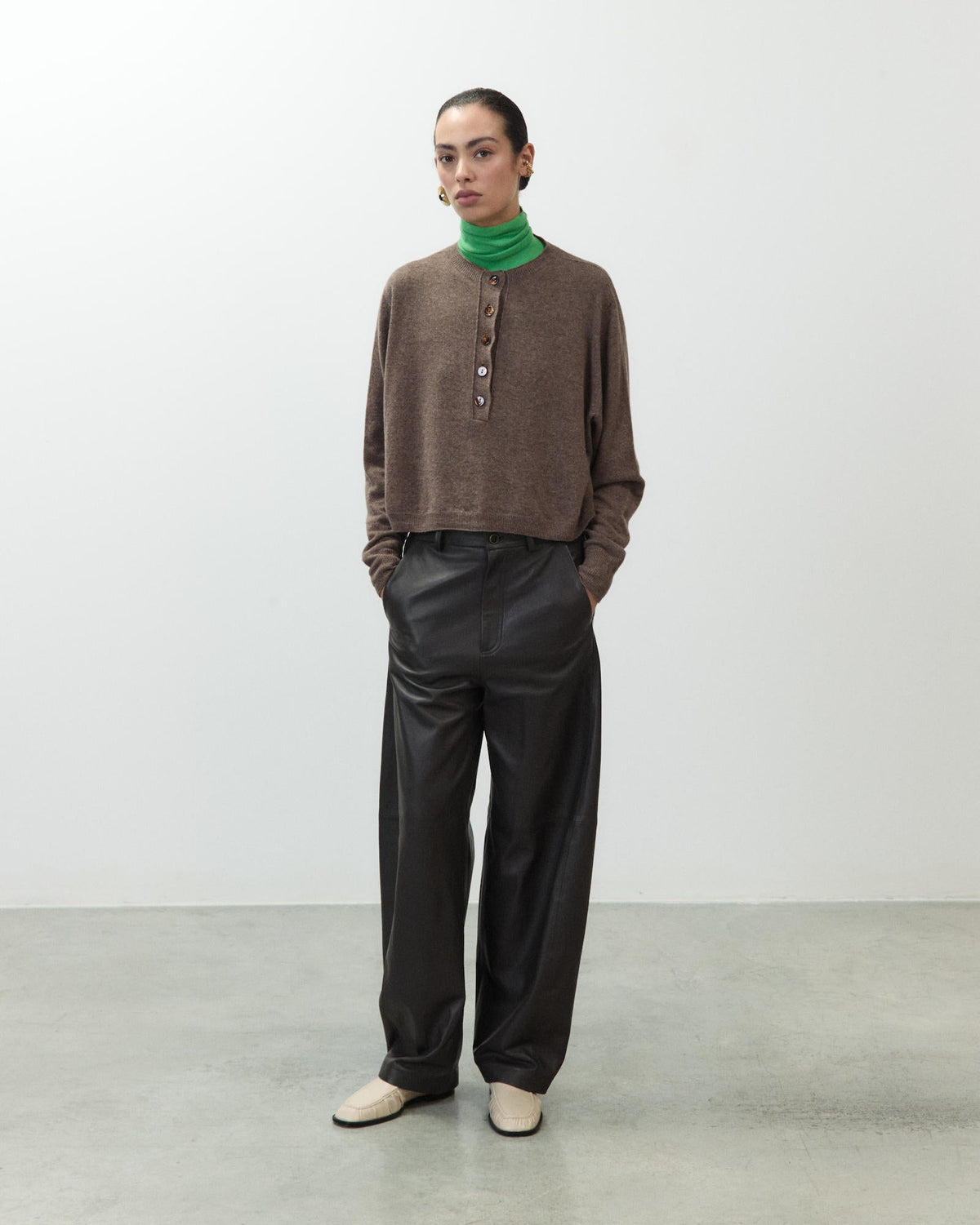 Jersey henley cashmere Alysi Castaño