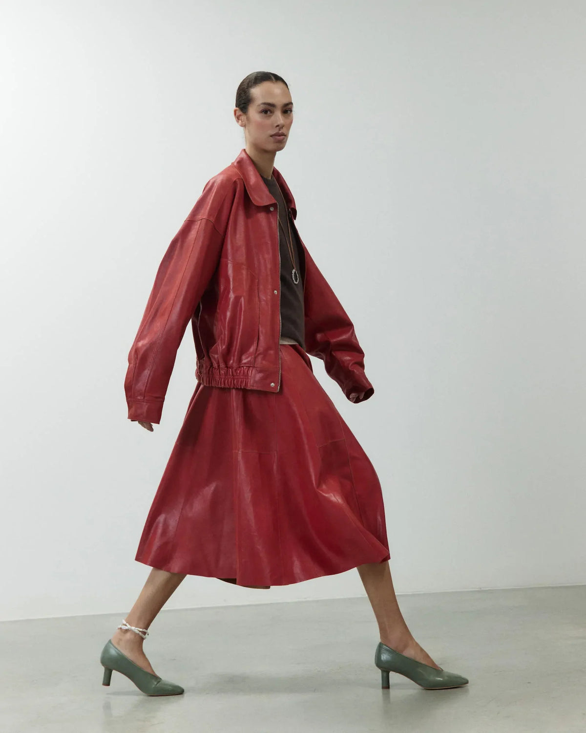 CHAQUETA BOMBER DE PIEL