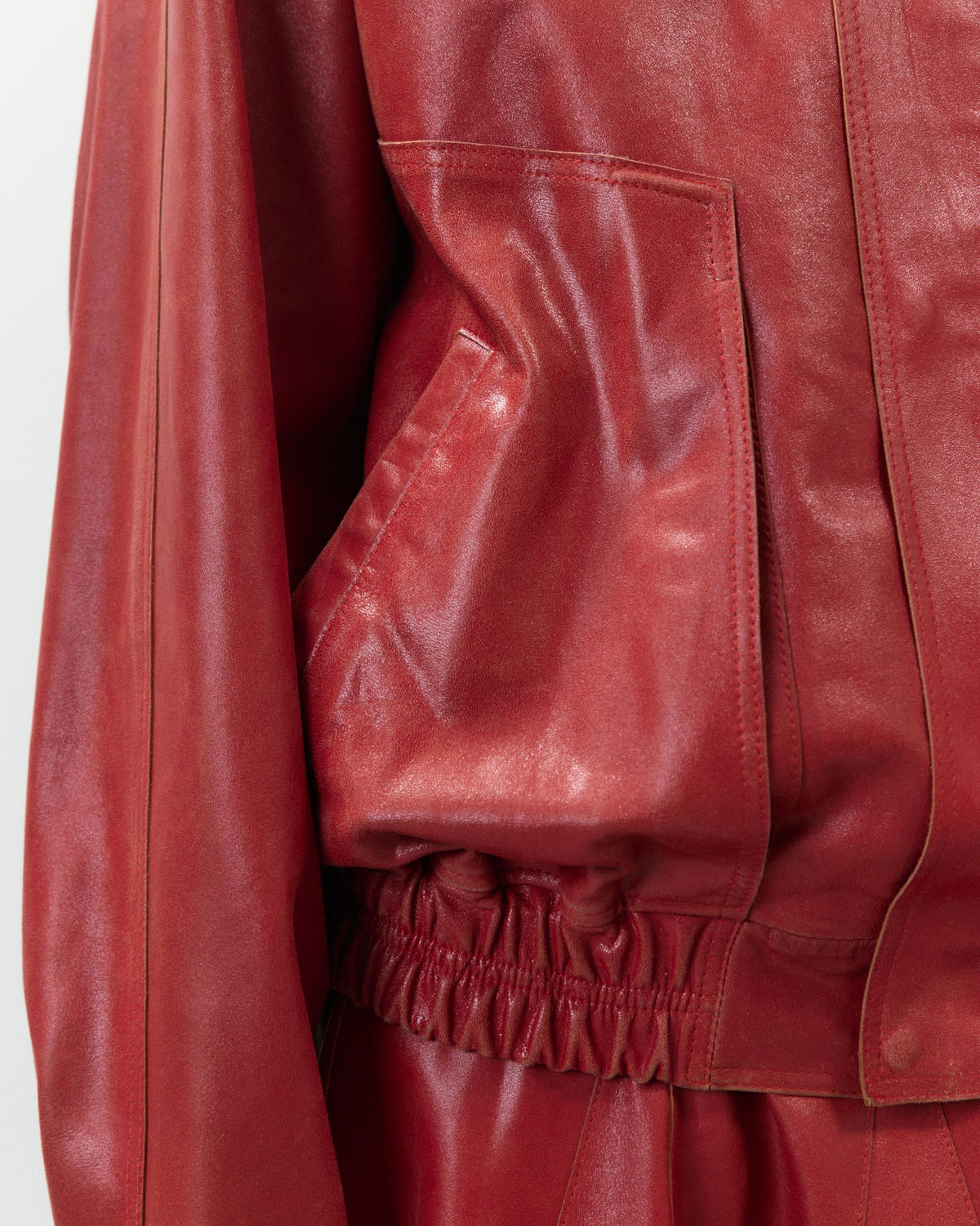 CHAQUETA BOMBER DE PIEL