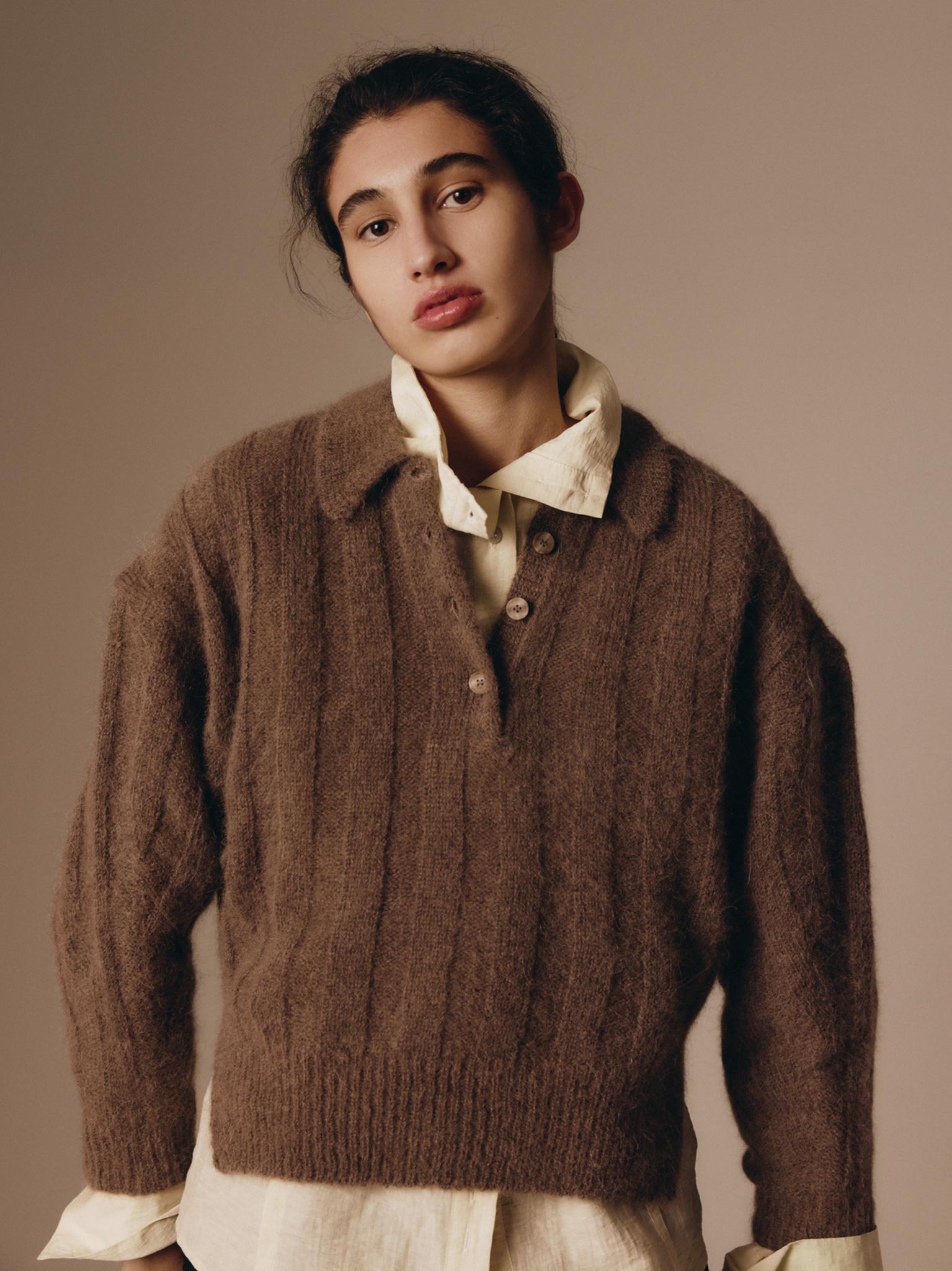 JERSEY POLO MURMUR Beige