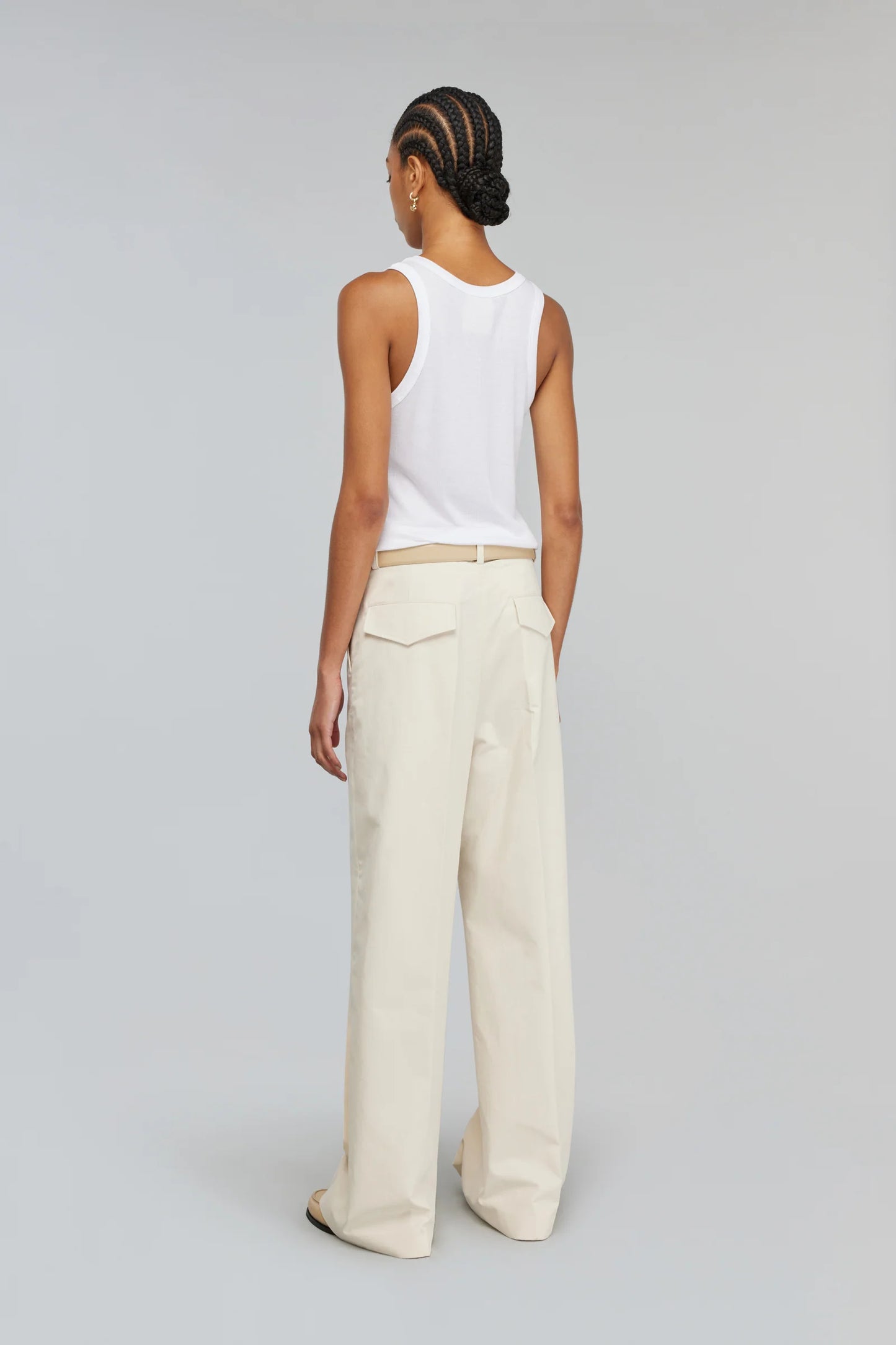 PANTALÓN DE GABARDINA DE SEMICOUTURE