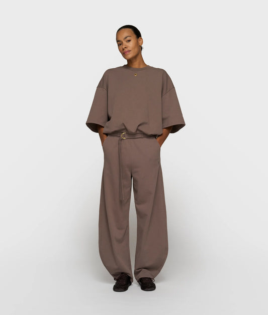 PANTALONES MARRONES DE FELPA 10DAYS