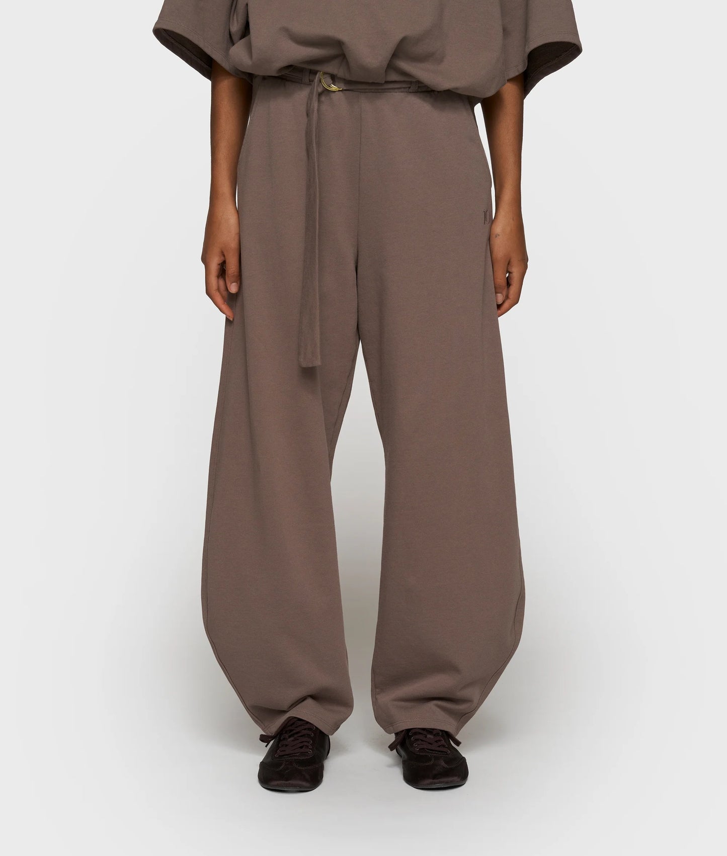PANTALONES MARRONES DE FELPA 10DAYS
