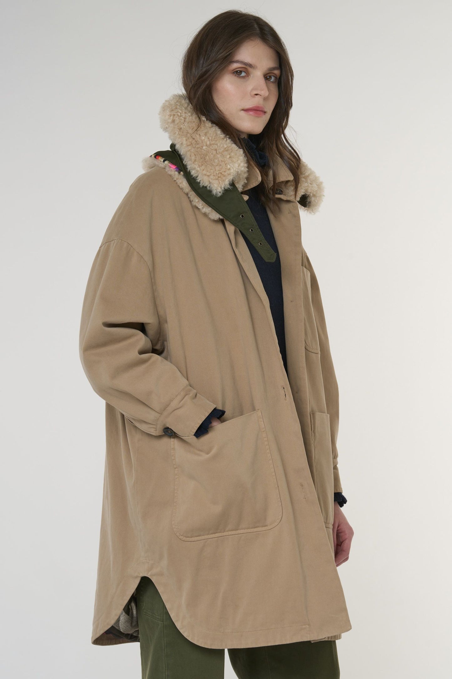 OVERSIZED COTTON PARKA BY BAZAR DELUXE