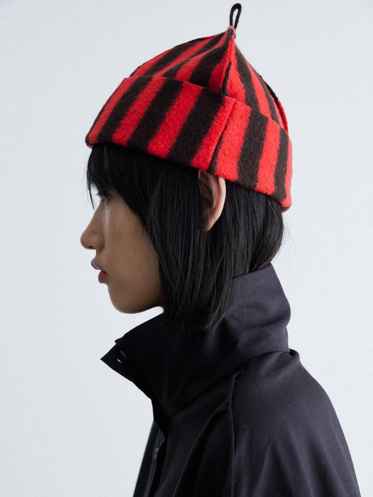 GORRO UKIYO Rojo/Marrón