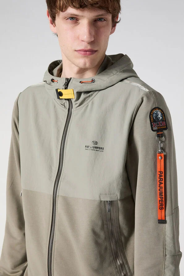 SUDADERA CON CAPUCHA Y CREMALLERA DE PARAJUMPERS