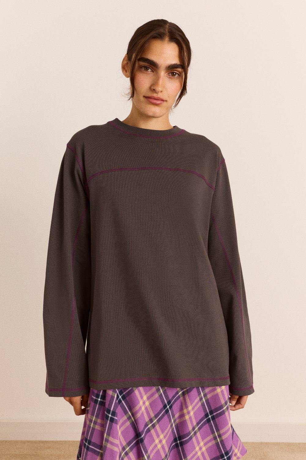 CAMISETA SAMARA - Damson Madder