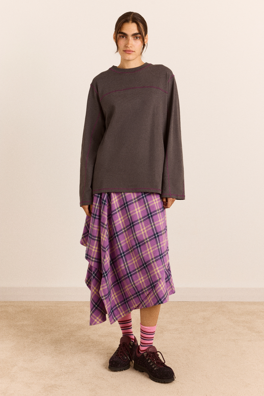CAMISETA SAMARA - Damson Madder