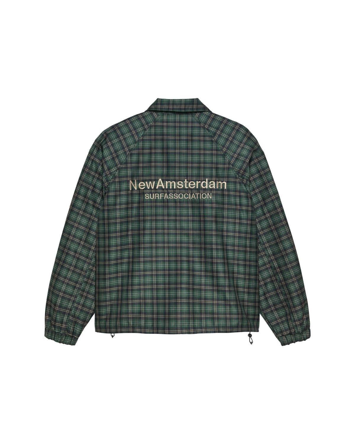 CHAQUETA COACH VERDE CUADROS DE NEW AMSTERDAM