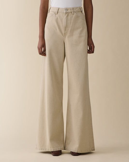 PANTALONES ALFAMA BEIGE DE JEANERICA