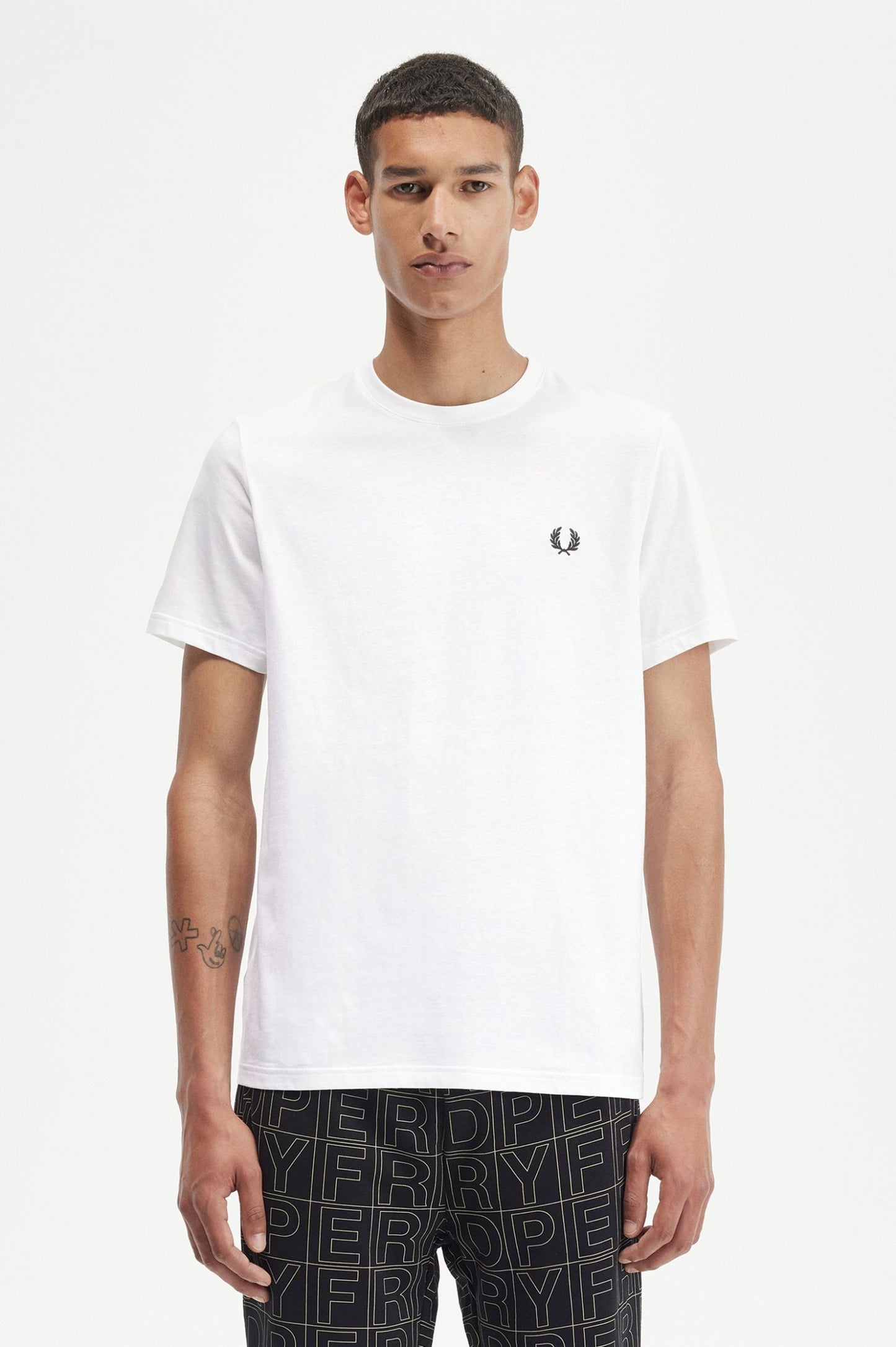 CAMISETA DE ALGODÓN DE FRED PERRY