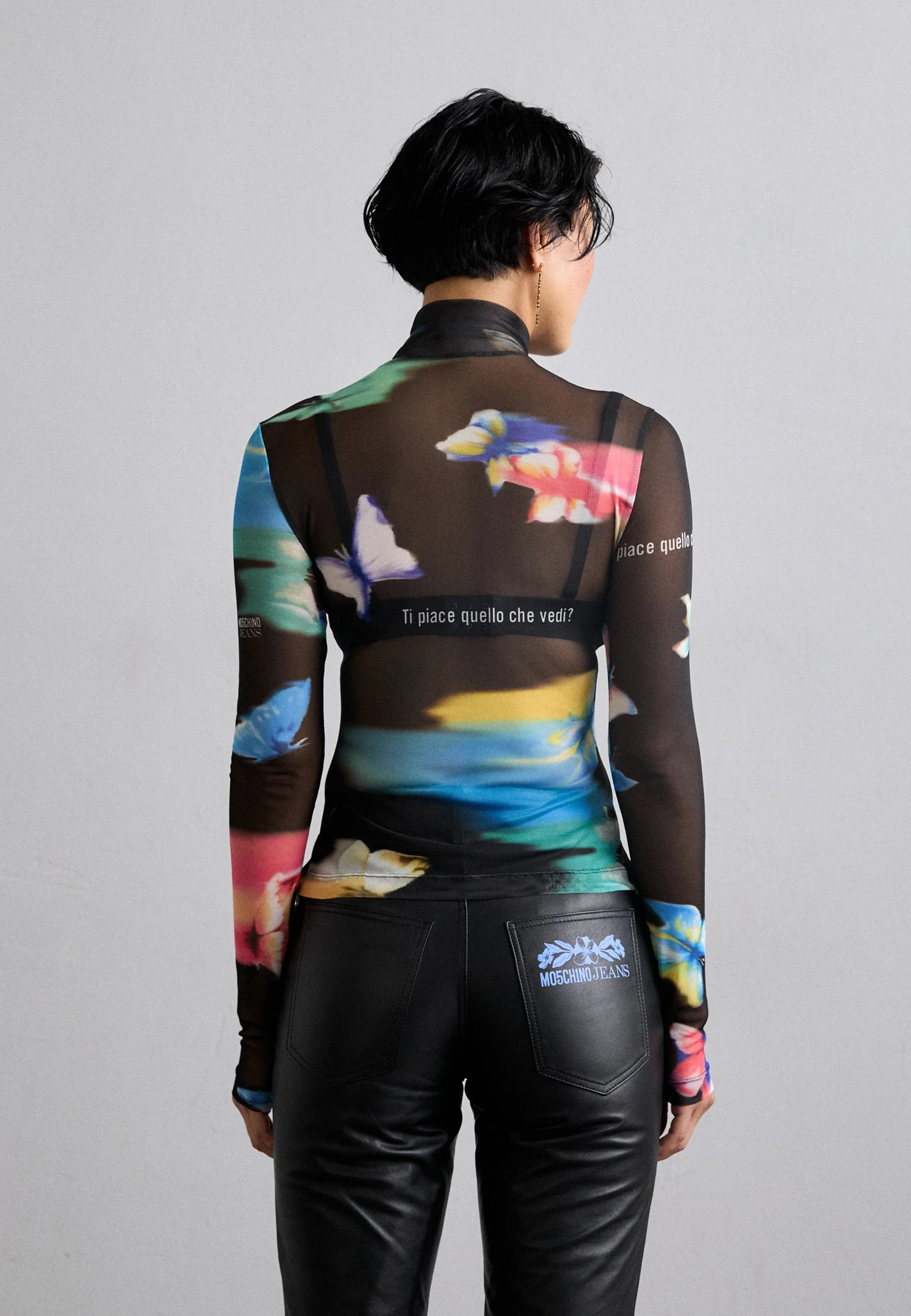 CAMISETA DE MANGA LARGA DE MOSCHINO JEANS