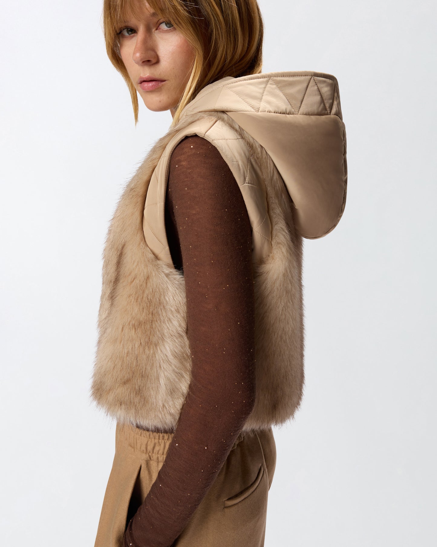 CHALECO ACOLCHADO DE PINKO