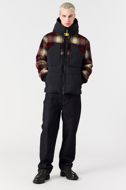 CHAQUETA CON CAPUCHA DE FELPA RIZADA DE PARAJUMPERS