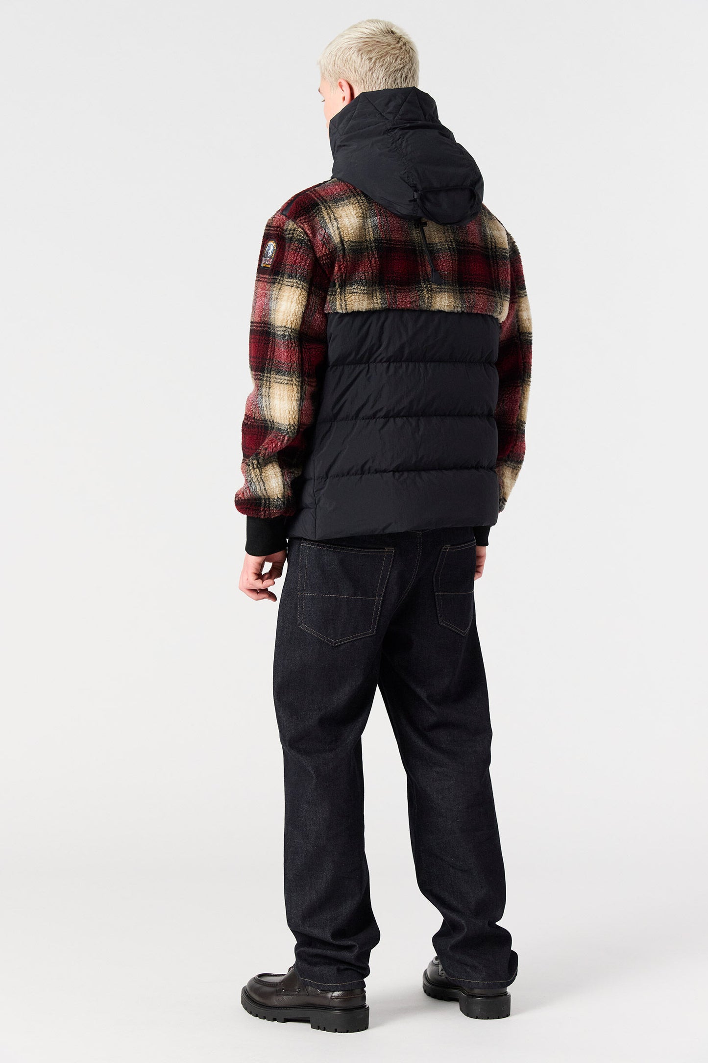 CHAQUETA CON CAPUCHA DE FELPA RIZADA DE PARAJUMPERS