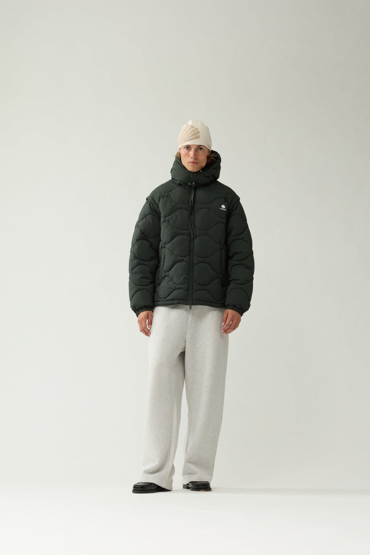 CHAQUETA DESMONTABLE VERDE OLIVA