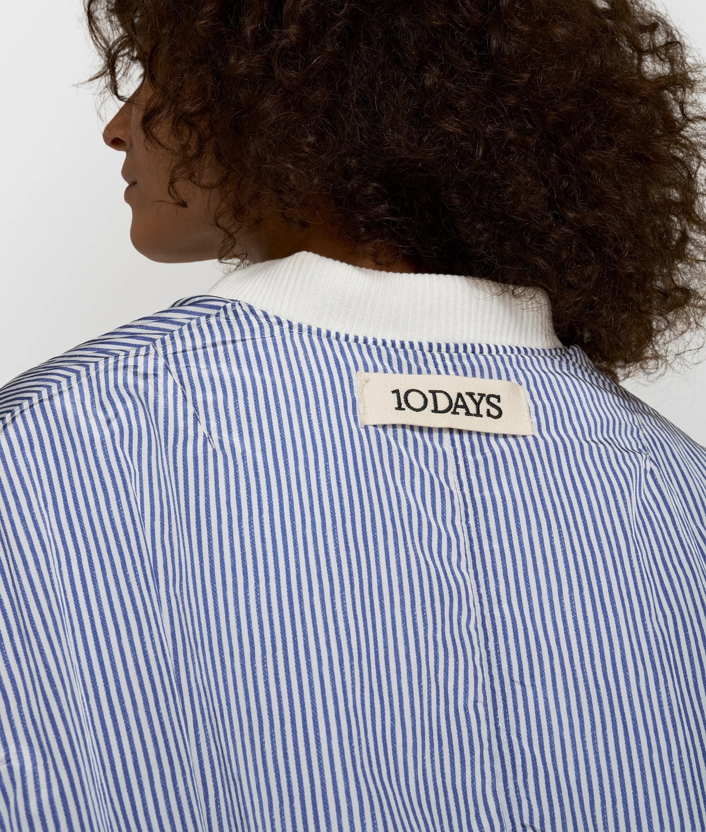 CHAQUETA BOMBER A RAYAS DE 10DAYS