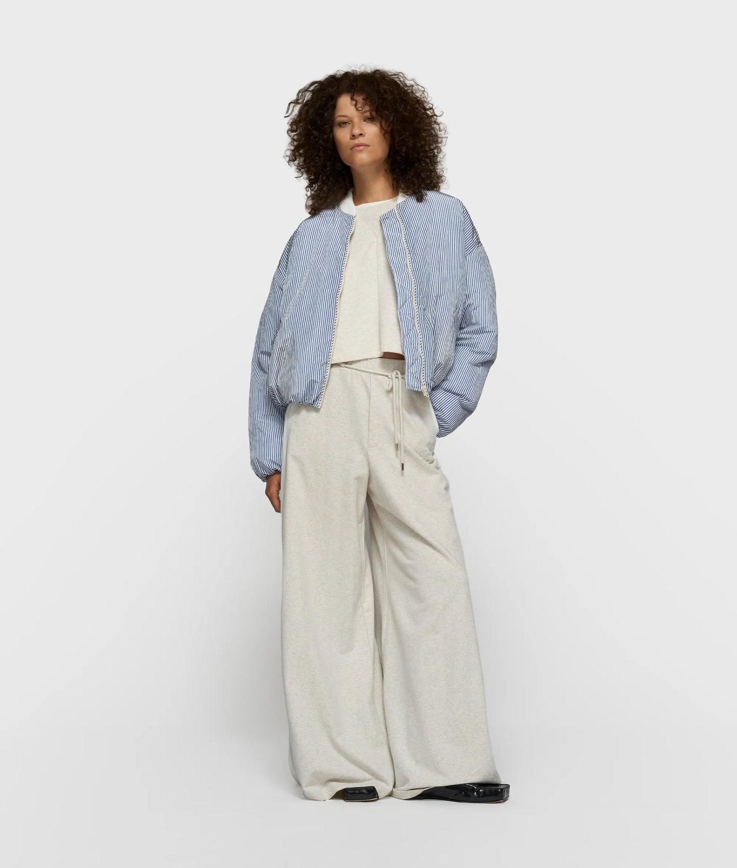 CHAQUETA BOMBER A RAYAS DE 10DAYS