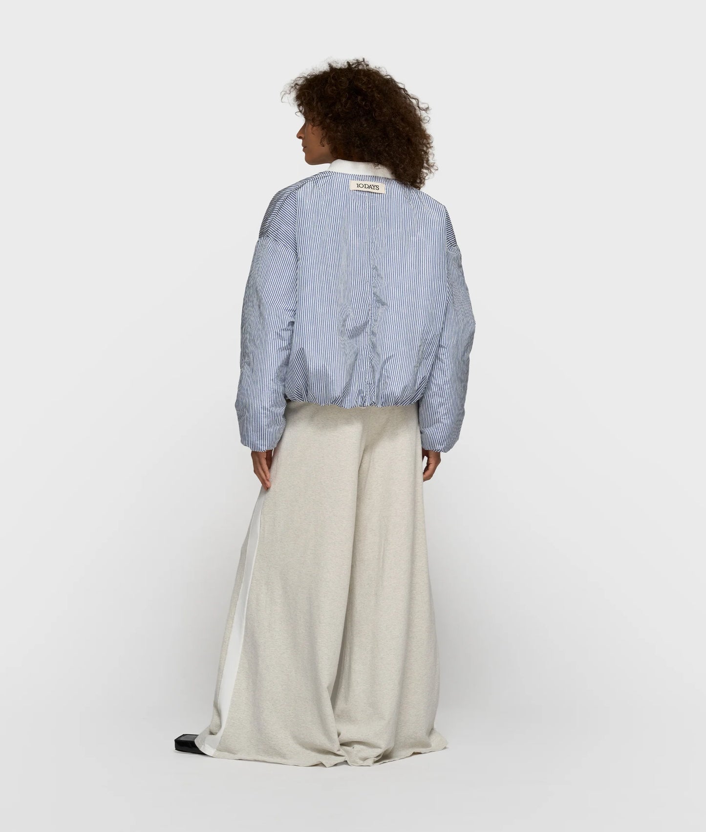 CHAQUETA BOMBER A RAYAS DE 10DAYS