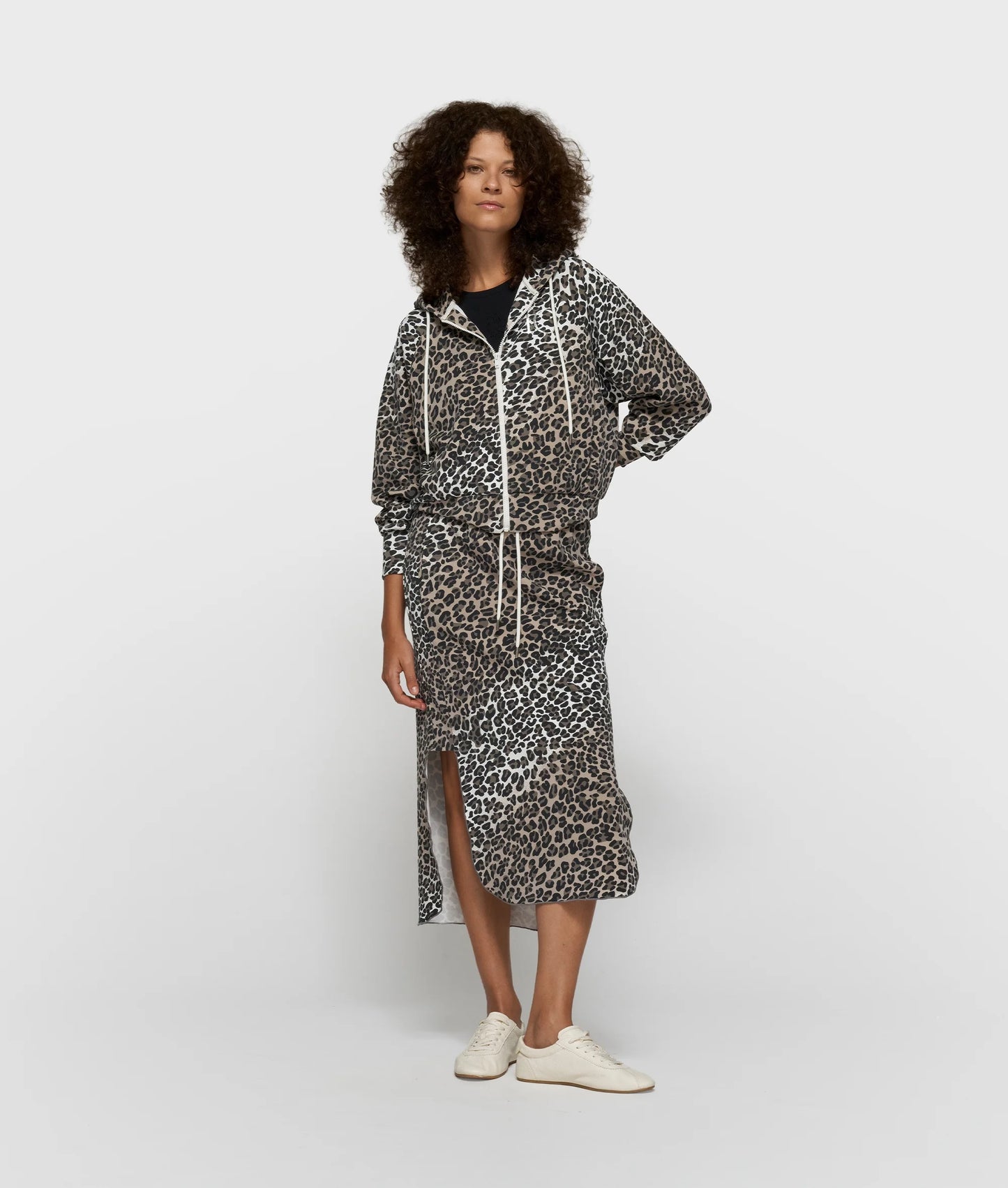 FALDA MIDI DE LEOPARDO DE 10DAYS