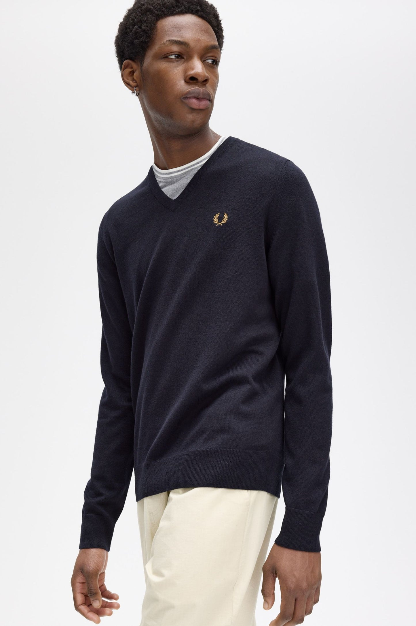 JERSEY CON CUELLO DE PICO CLÁSICO DE FRED PERRY