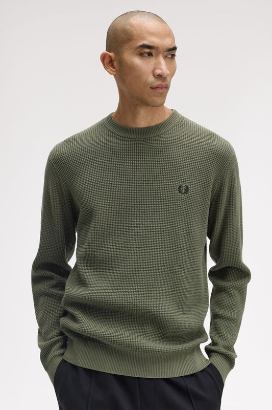 JERSEY CON PUNTO DE GOFRE DE FRED PERRY