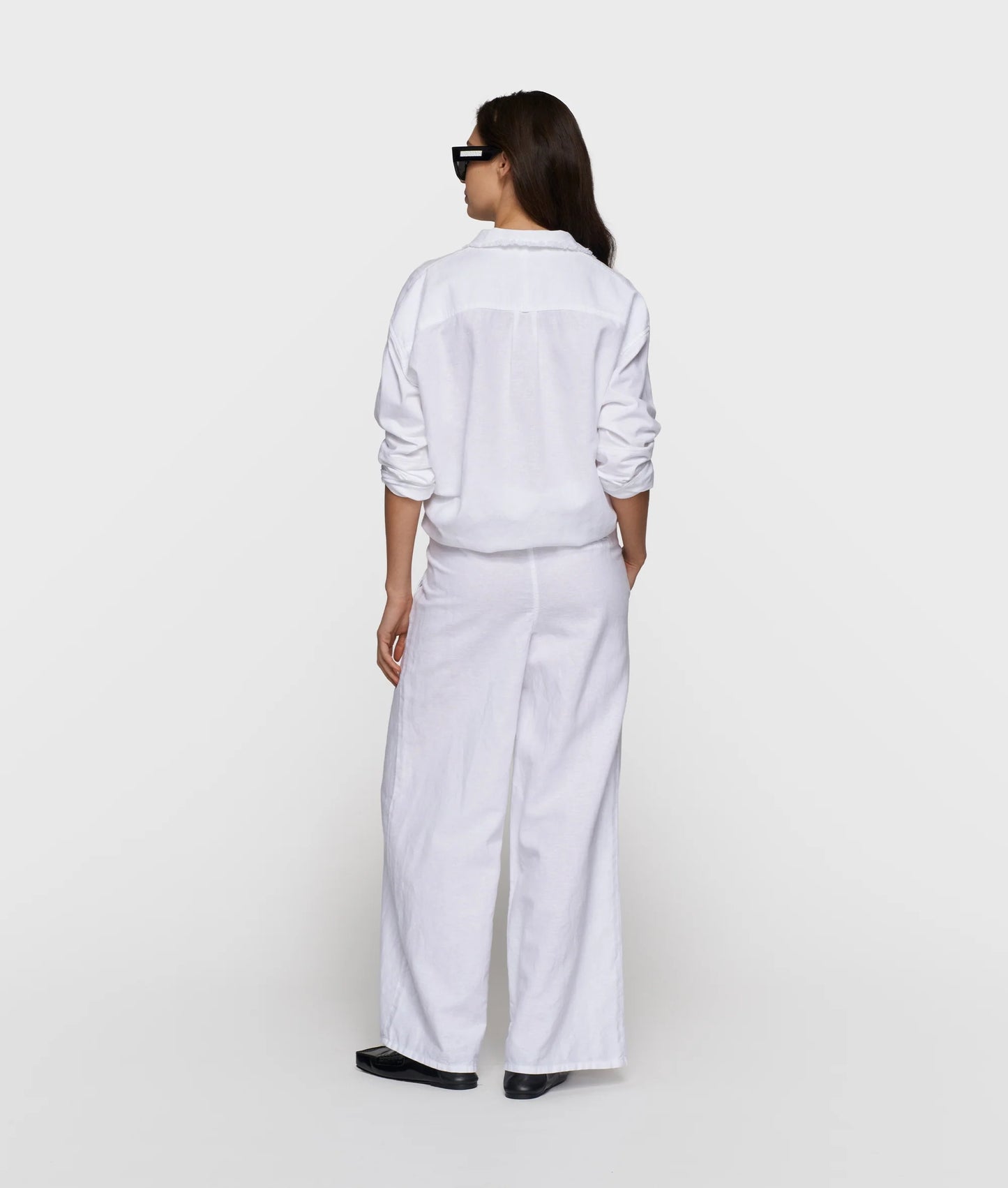 Pantalones de algodón y lino