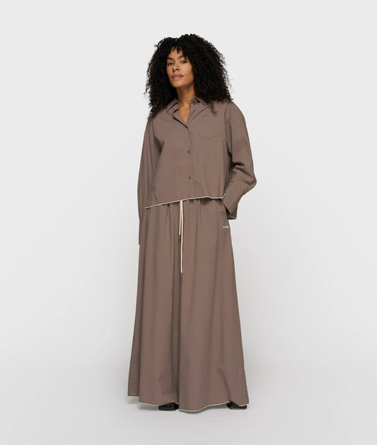 PANTALONES ANCHOS DE POPELÍN DE 10DAYS