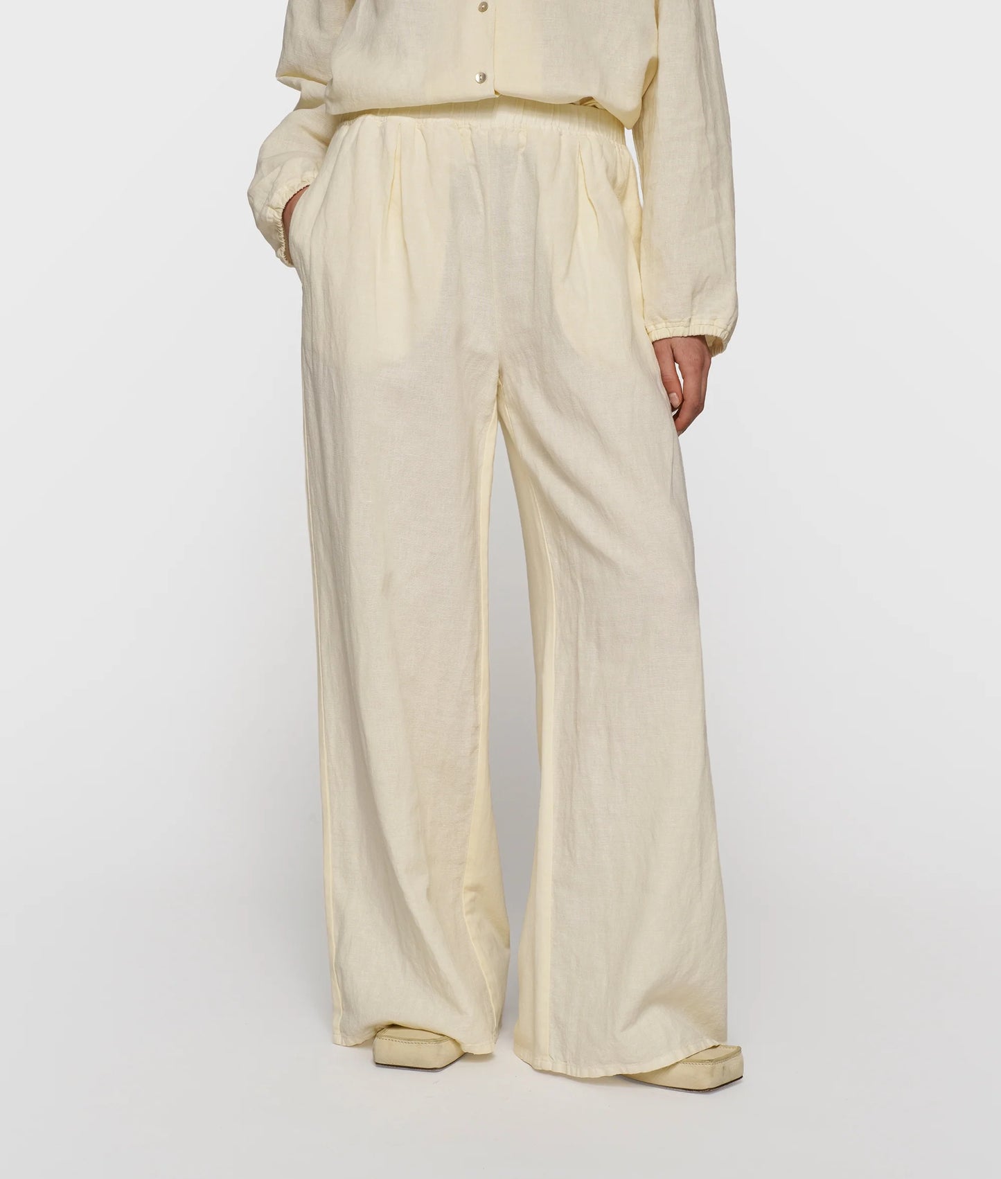 PANTALONES HOLGADOS DE LINO DE 10DAYS