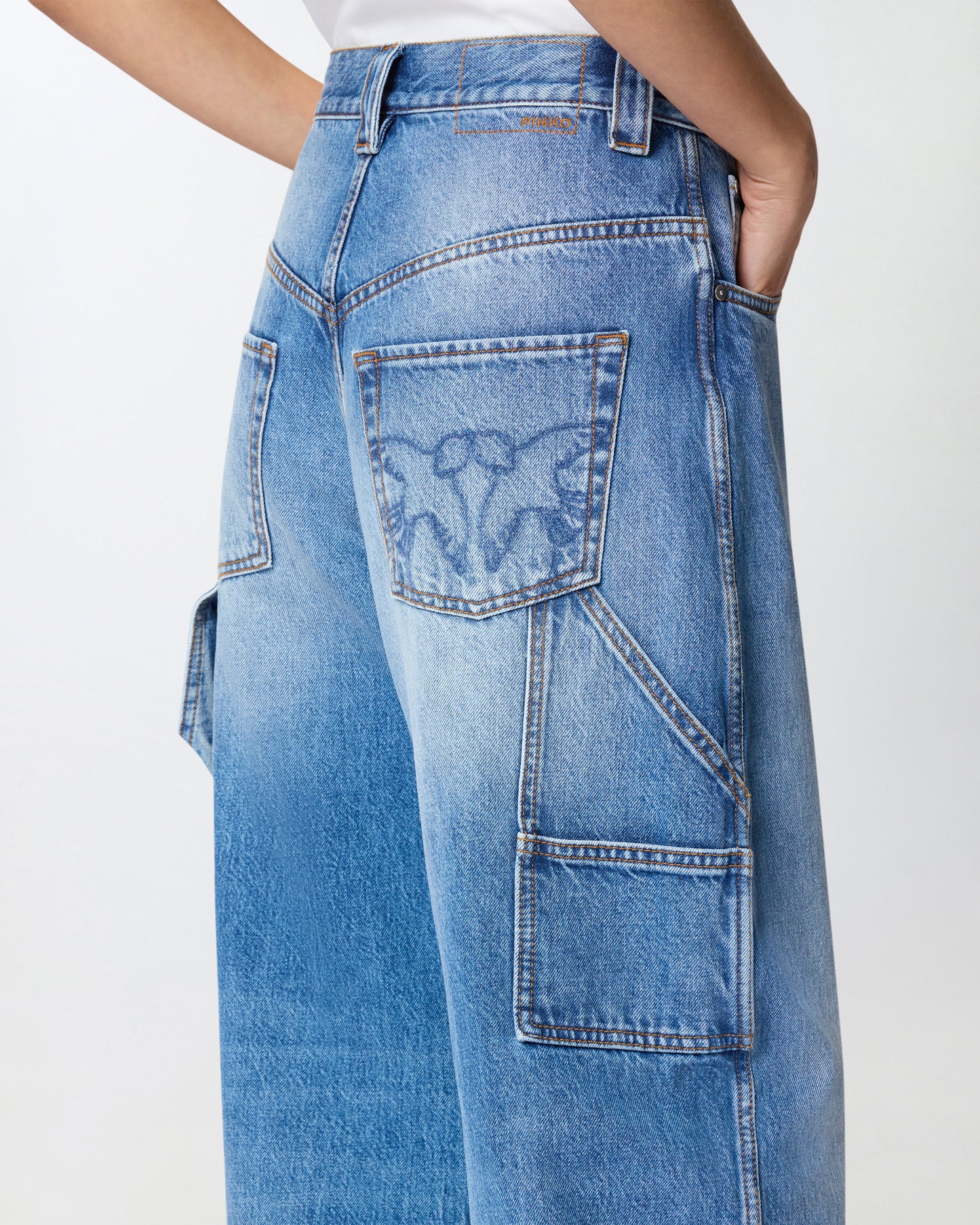 PANTALONES VAQUEROS GLOBO DE PINKO