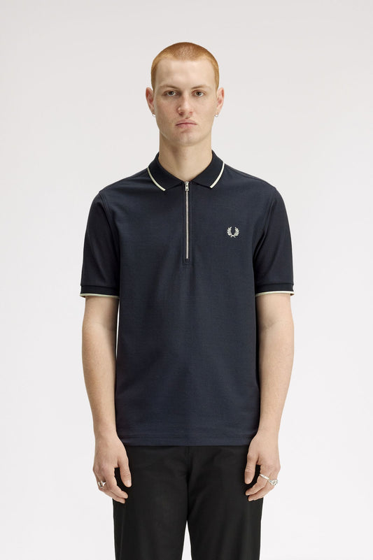 POLO DE CREPÉ DE PIQUÉ DE FRED PERRY