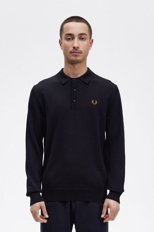 POLO DE MANGA LARGA DE FRED PERRY