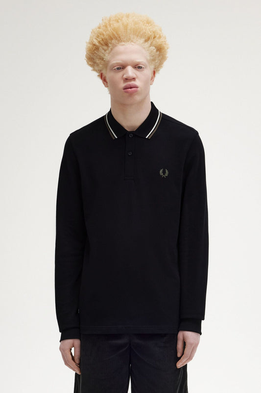 POLO DE MANGA LARGA DE FRED PERRY