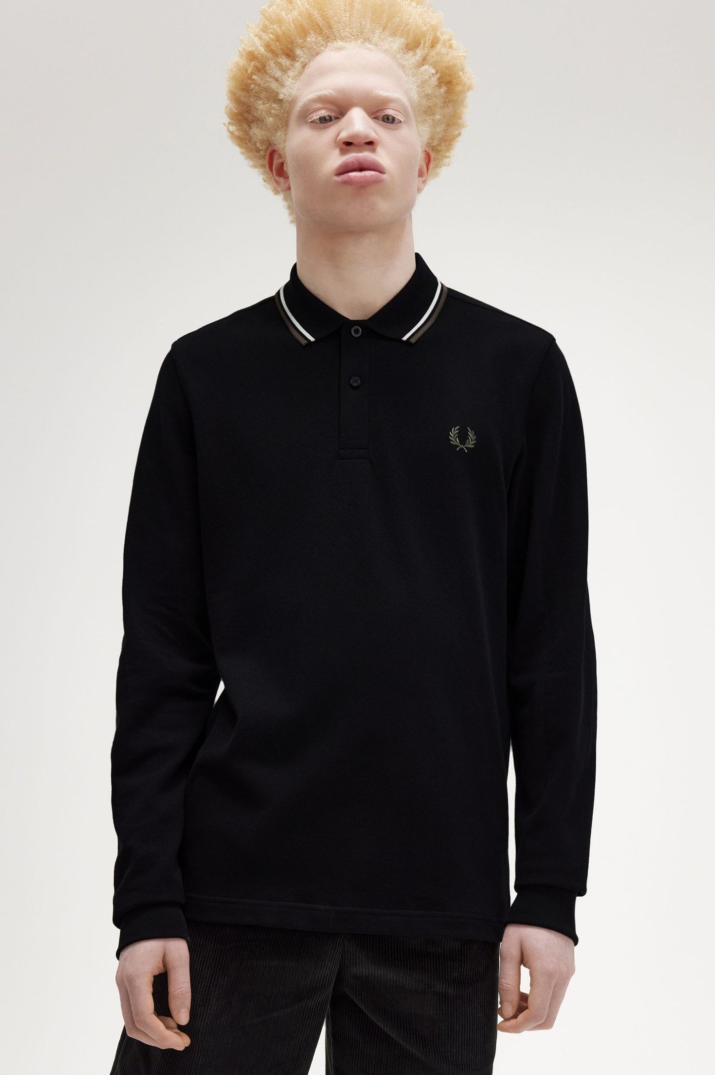 POLO DE MANGA LARGA DE FRED PERRY