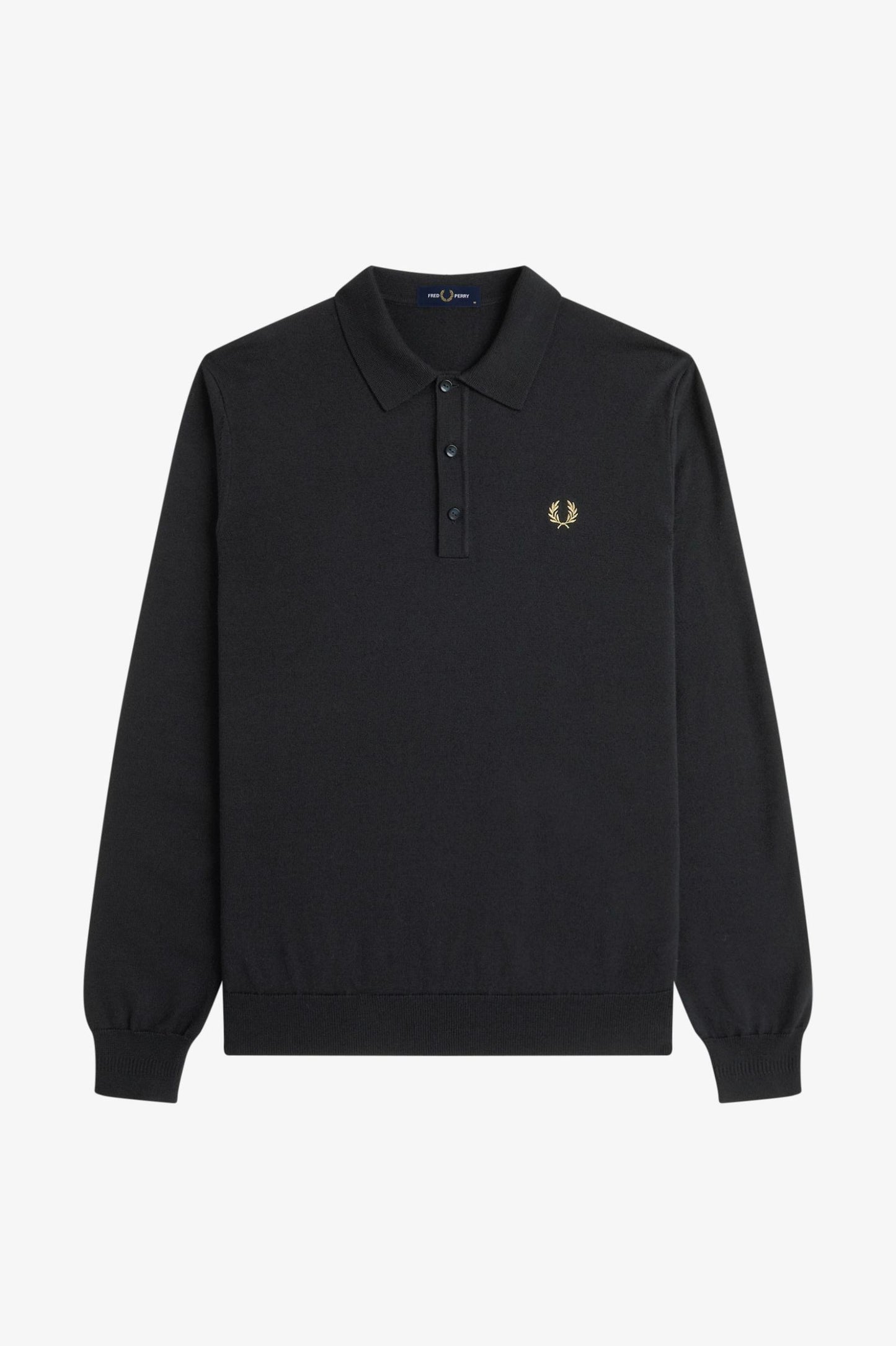 POLO DE PUNTO DE MANGA LARGA DE FRED PERRY
