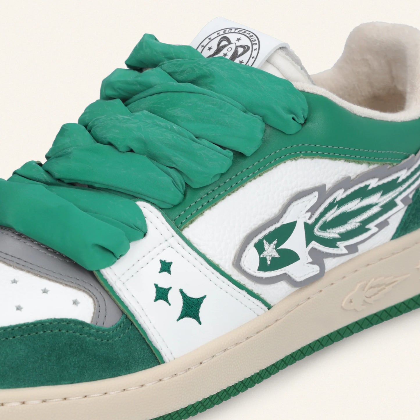 ZAPATILLAS VERDES "EJ EGG ROCKET" DE ENTERPRISE JAPAN