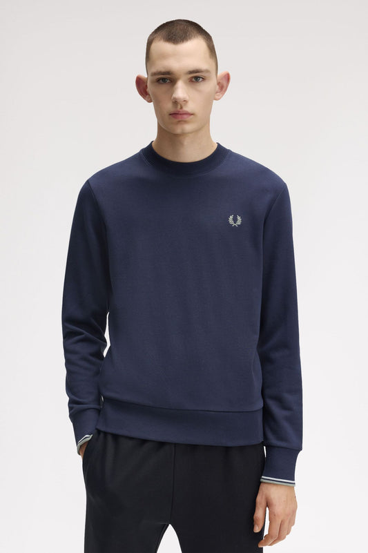 SUDADERA CON CUELLO REDONDO DE FRED PERRY